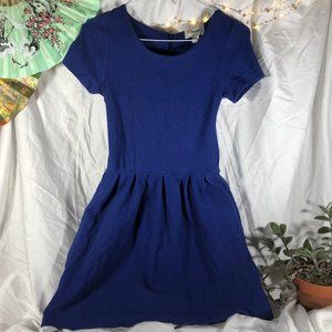 Anthropologie Royal Blue Dress